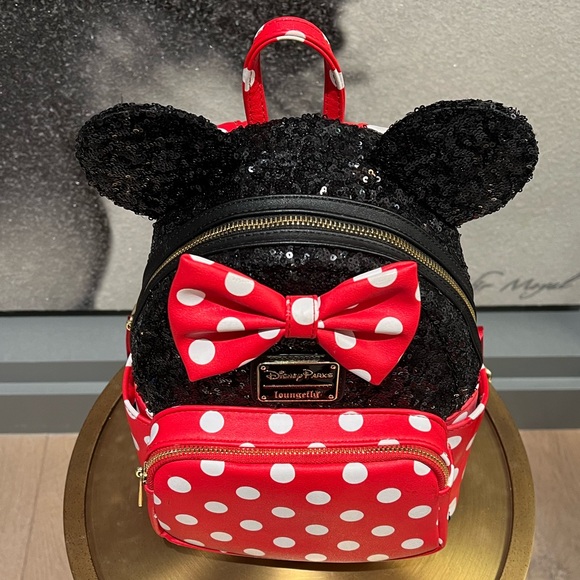 Disney Minnie Mouse Loungefly Backpack - Picture 2 of 8